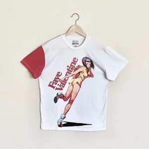Cowboy Bebop Faye Valentine Contrast Sleeve T Shirt Adult L BoxLunch Exclusive